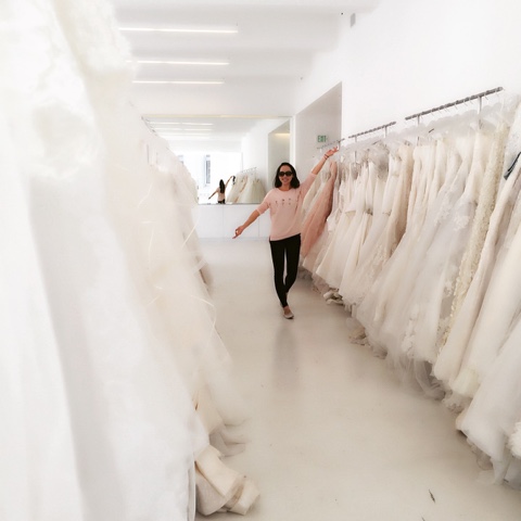Perks of being a bridesmaid: wedding dress shopping in San Francisco