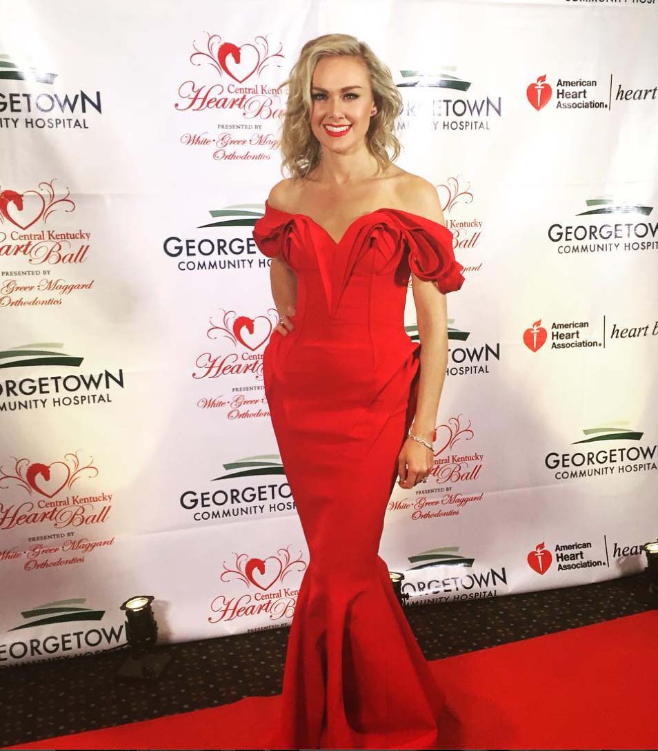 Actress Laura Bell Bundy at the American Heart of KY Ball