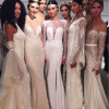 Backstage at Couture NY Bridal Week Julie Vino Runway