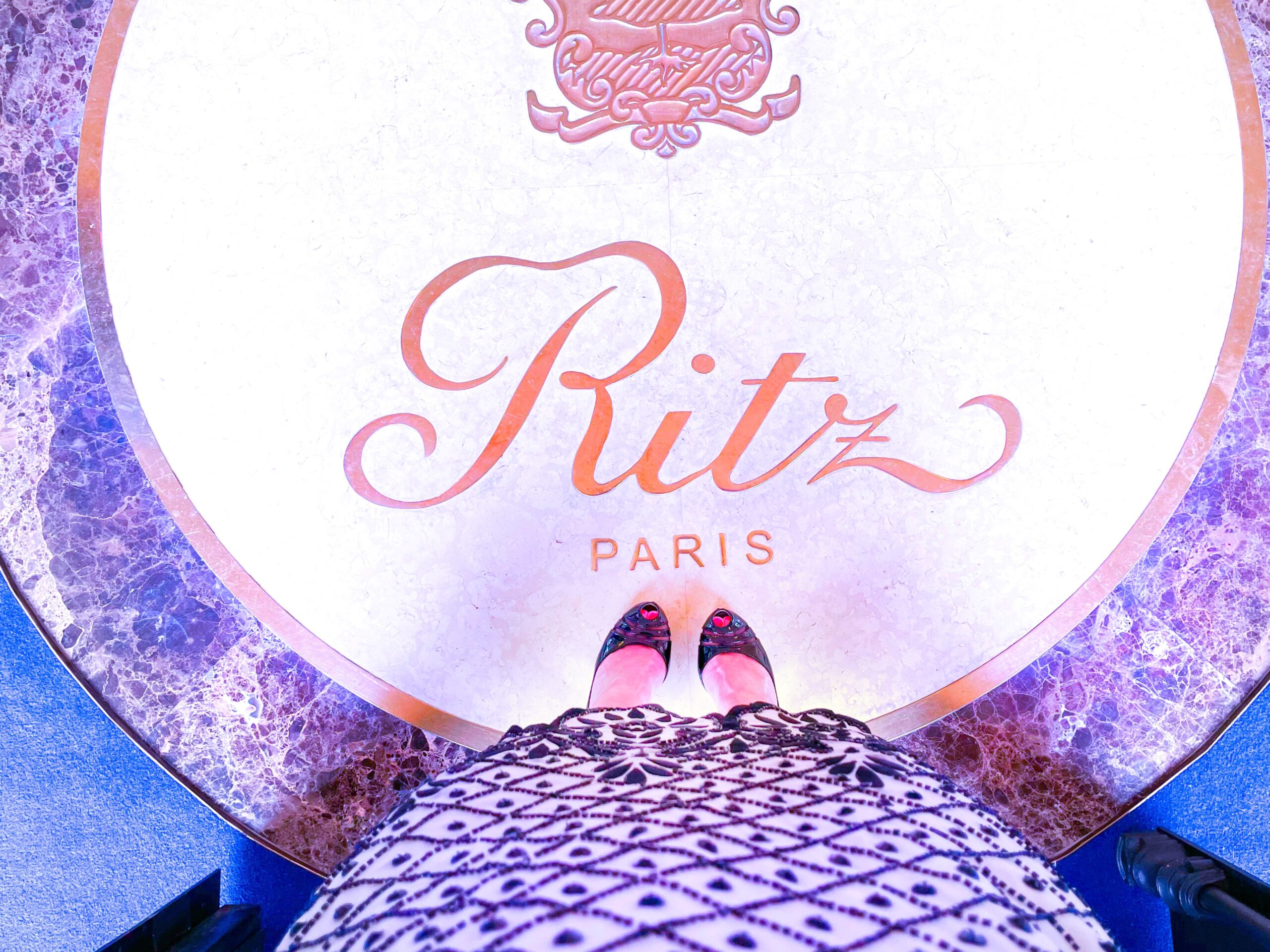 Paris Ritz Lady patent Banging Black