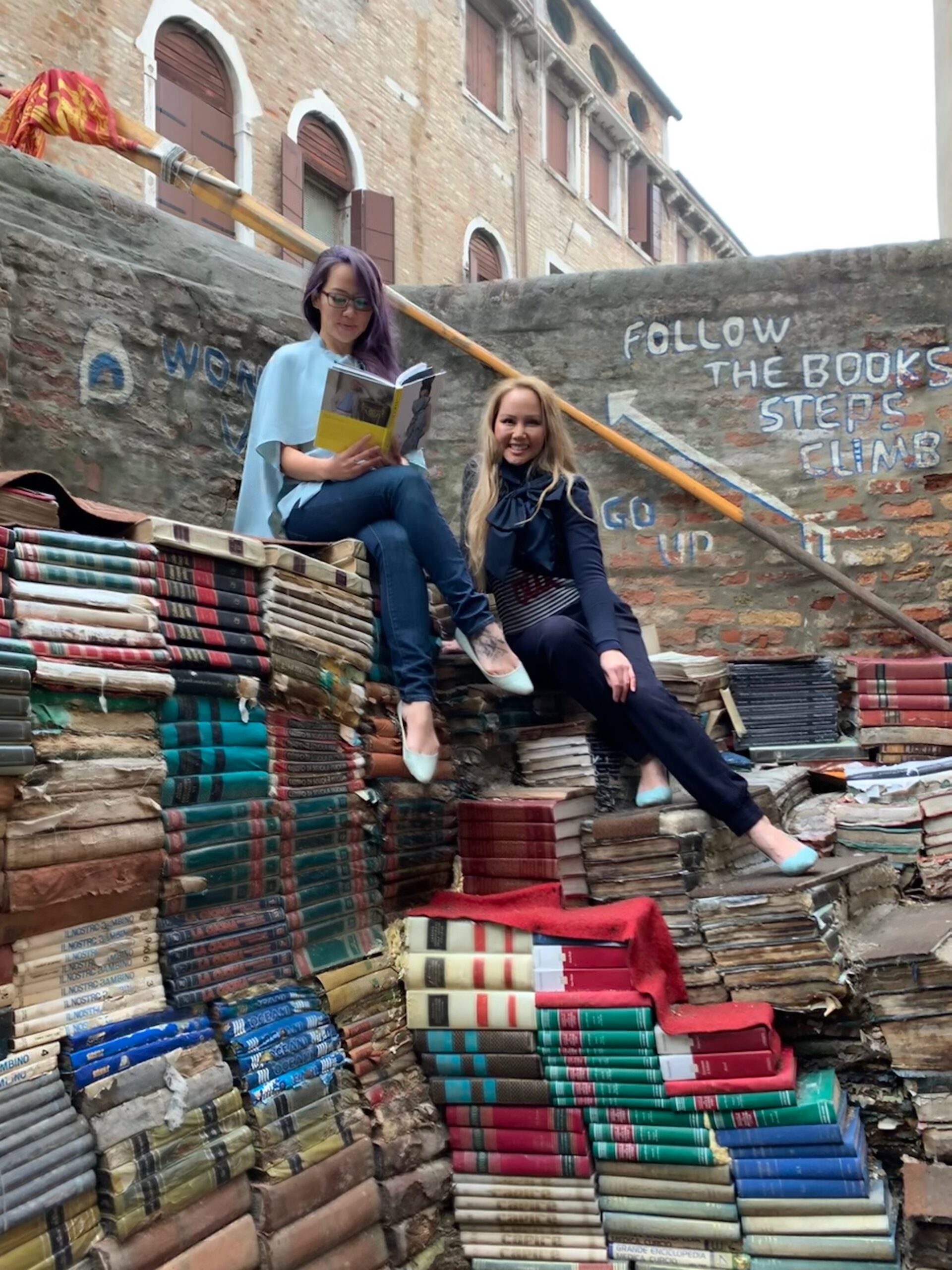 Venice Bookstack Principessa and First Lady